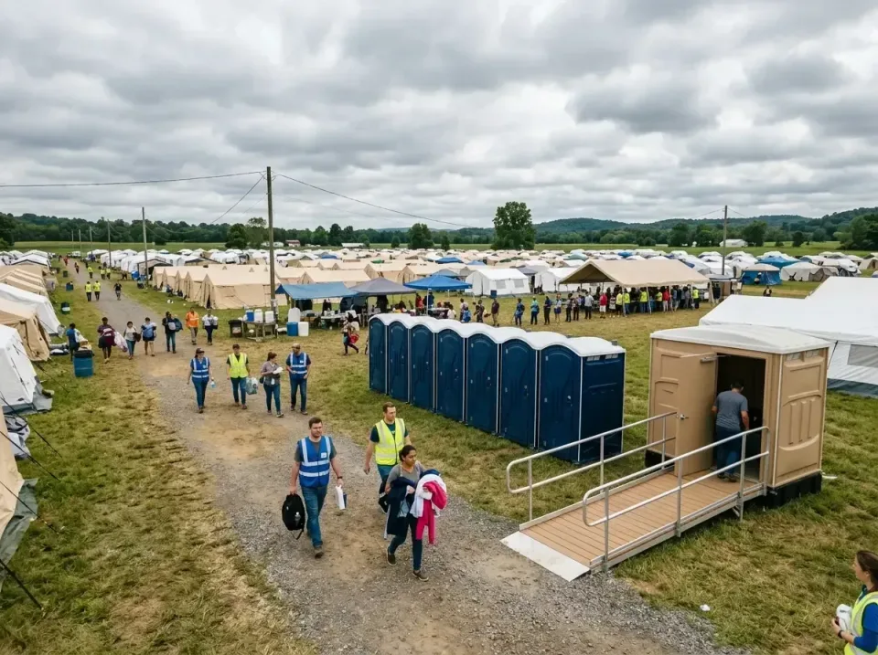 disaster-relief-camp-restrooms-010 — frequently asked questions, Dumpster & Portable Bathrooms Rental in Yale, MI